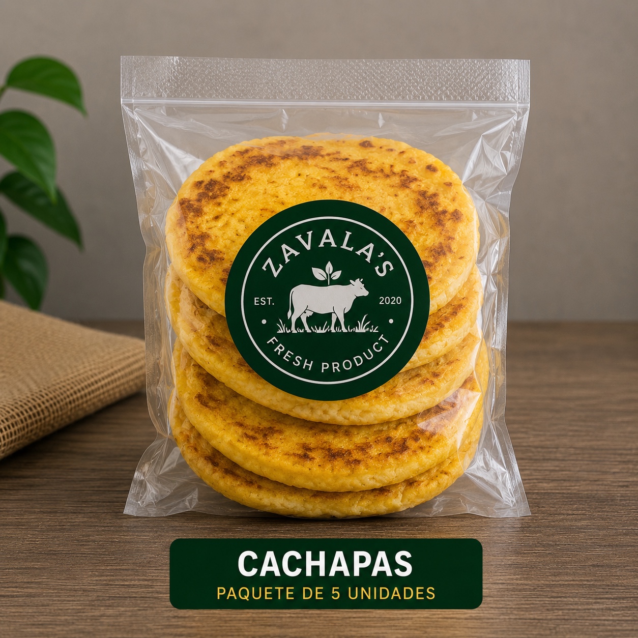 Cachapas de Maíz Tierno