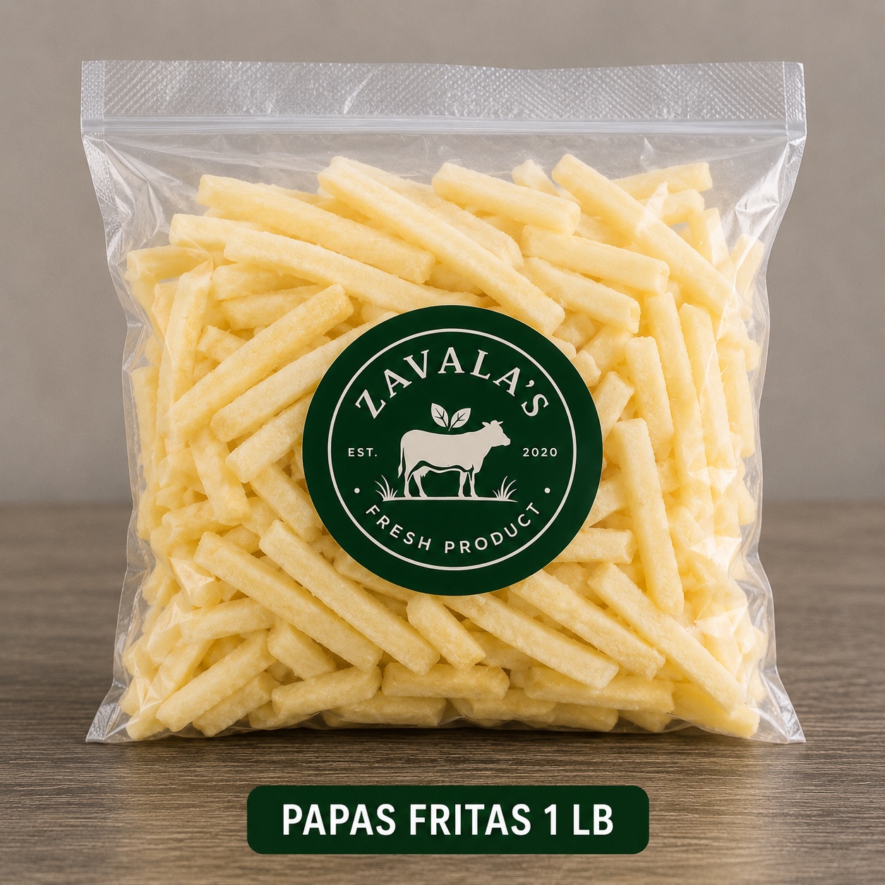 Papas Fritas 3/8 Congeladas